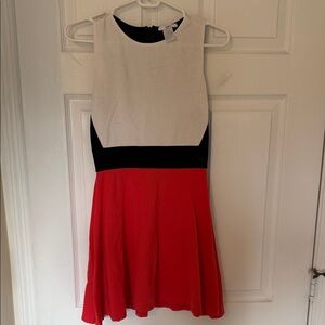 Bar III Red and White Kids Casual Dress